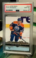 LEON DRAISAITL RC PSA 10 YOUNG GUNS #223 ROOKIE UD 2014