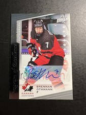 2021 Upper Deck Team Canada Juniors Brennan Othmann Program Of Excellence Auto