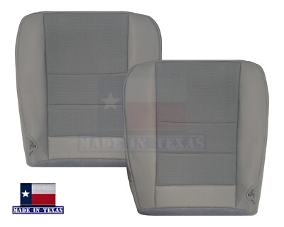 2005 2006 Driver Passenger Seat Cover Gray for Ford F250 F350 Lariat XLT Cloth