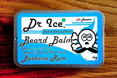 Premium Bartbalsam - vegan - Arganölbasis - Barbossa Rum