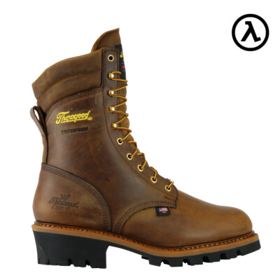 THOROGOOD 9'' LOGGER WATERPROOF 400G INSULATED ST WORK BOOTS 804-3554 - ALL SIZES