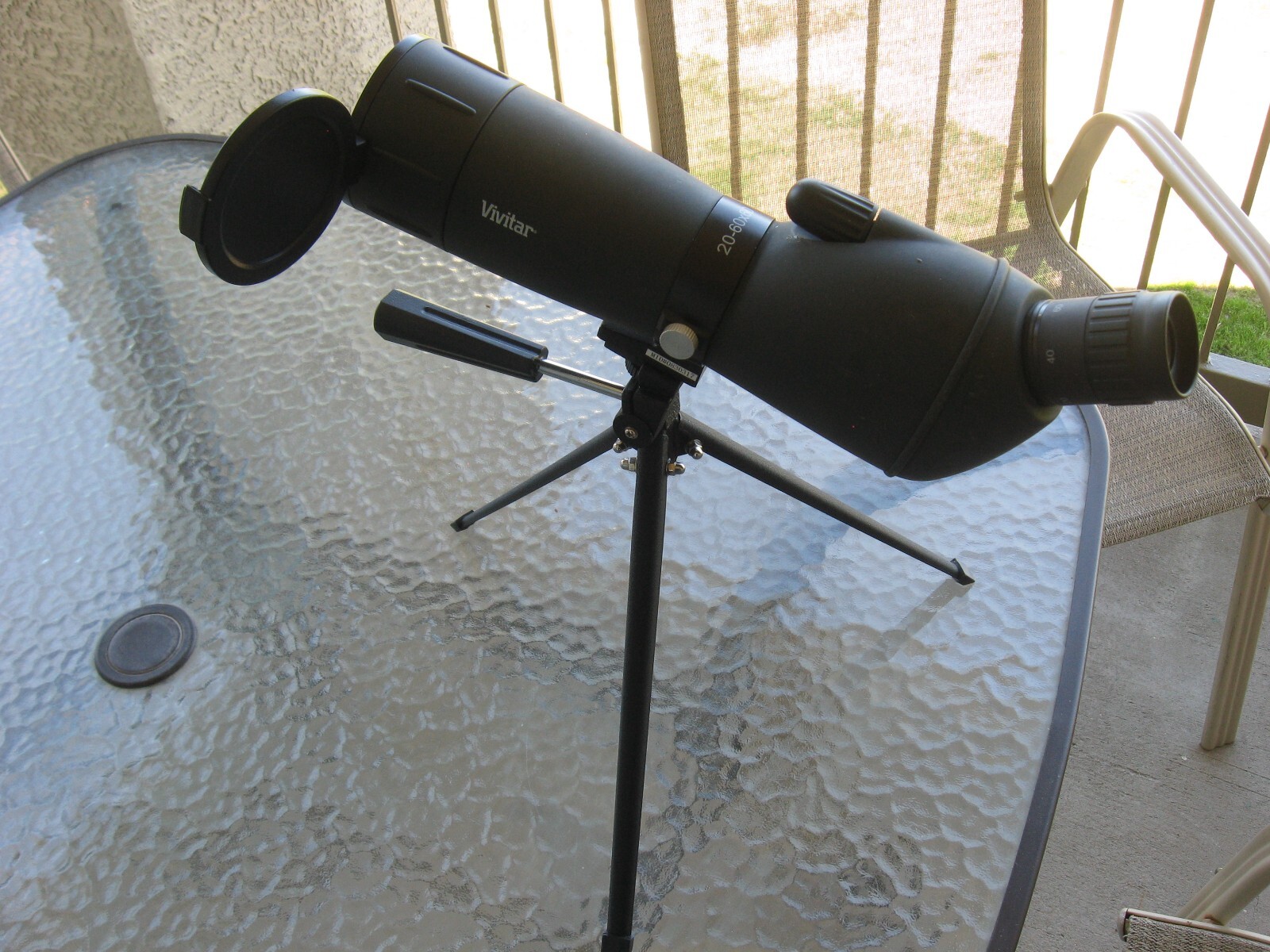 Vivitar Spotting Scope Terrain View 20X60X Tripod and Case eBay