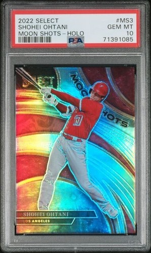 Shohei Ohtani 2022 Select Moon Shots HOLO #MS3 | LA Angels | PSA 10 - LOW POP