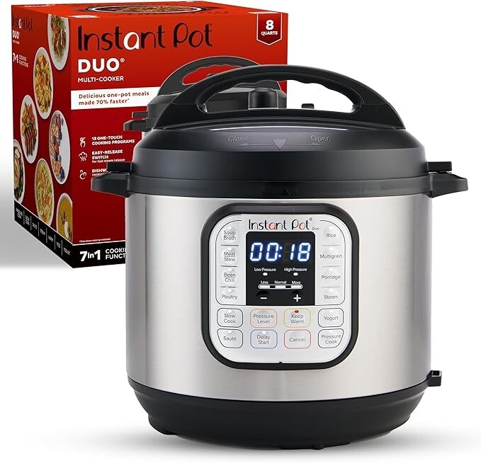 Instant Pot Duo Multi-Cooker 7 In 1 | 8 Quarts Electric Pressure Cooker-image