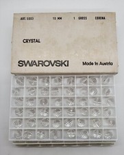 Factory Pack Swarovski Crystal Clear 10mm Disco Ball 5003 Round Beads; NIB