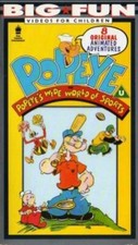 Popeye-Wide World of Sports VHS  VHS Tape 