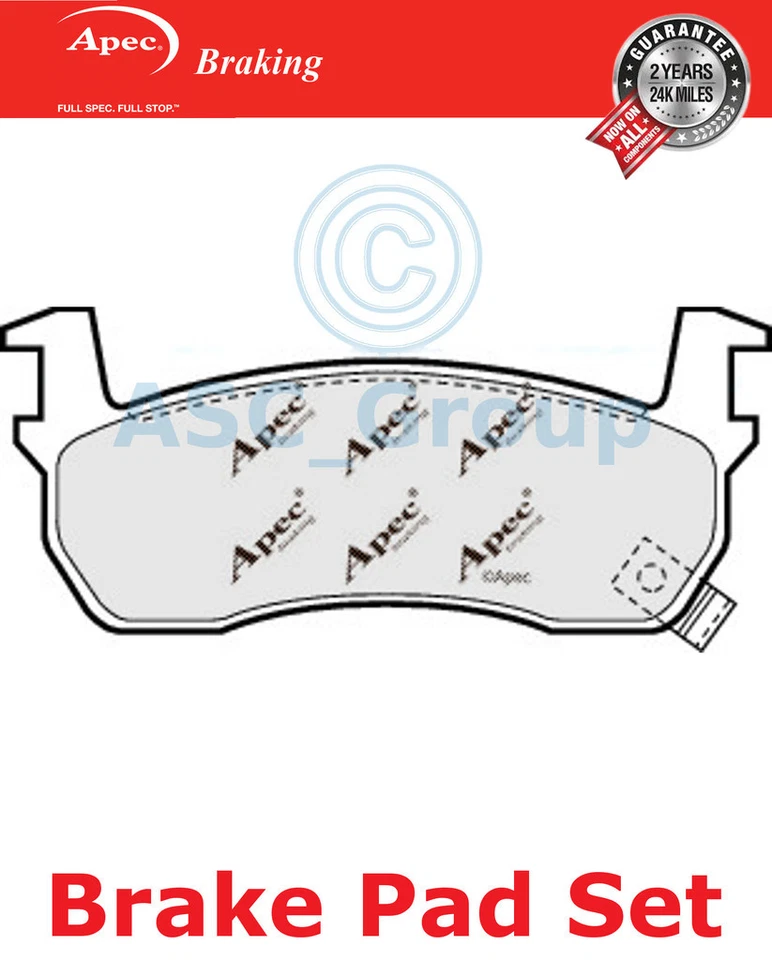 Jeu De Plaquettes De Frein Avant Apec Qualité OE Remplacement PAD509 - Photo 1/1