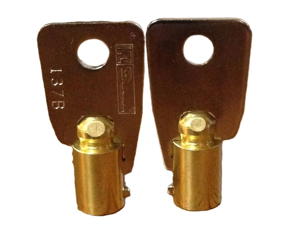 Tubular Key Blanks Ilco 1137B Brass 7 pin X2