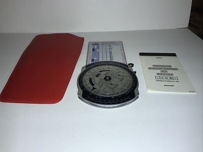 Cessna CPC Analog Flight Computer 1976 Boeing Training Geometric Symbols Booklet