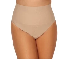 Maidenform Womens Plus Size Tame Your Tummy Thong Nude 3X