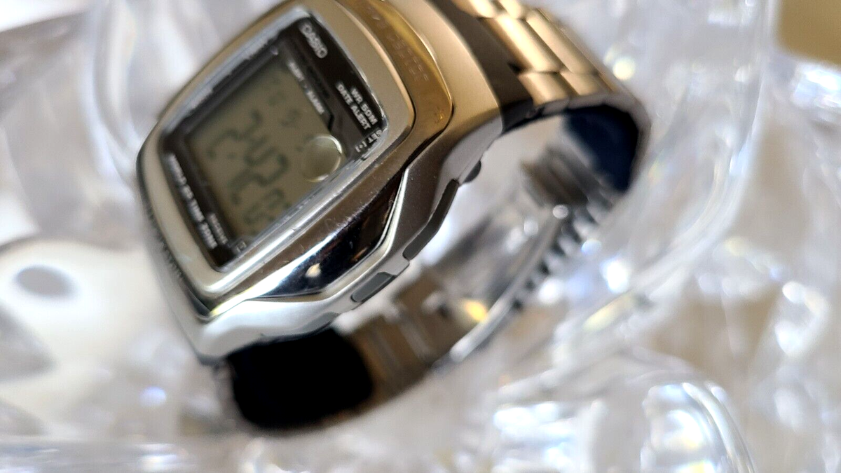 Vintage Casio Wave Ceptor Digital WV-55H World 25 Time Zone Men's