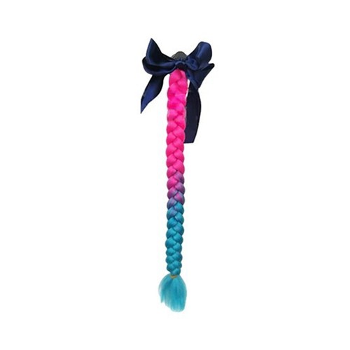 Motorcycle Helmet Decoration Braid Bow Wig for Helmets Ponytail with Sucker Bow - Afbeelding 19 van 23