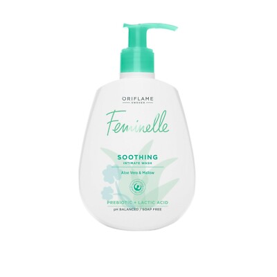 2×Oriflame Feminelle Soothing Intimate Wash Aloe Vera & Mallow