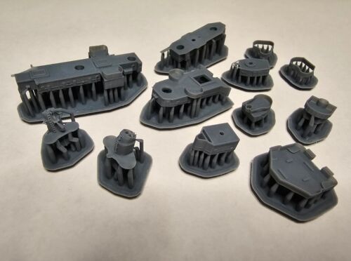 Set di aggiornamento ponte quadrato classe Fletcher 1/700 stampato in 3D - Foto 1 di 5