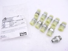 10 Pack Parker 8 F50X-S Triple Lok 37° Flare Straight Thread 1/2" Male SAE-ORB