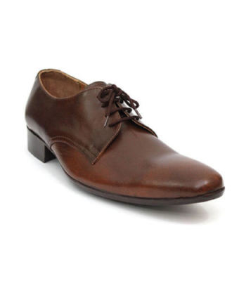 Herren Handgefertigte Schuhe Dunkelbraun Leder Derby Design Schnürung Formell Elegant Stiefel