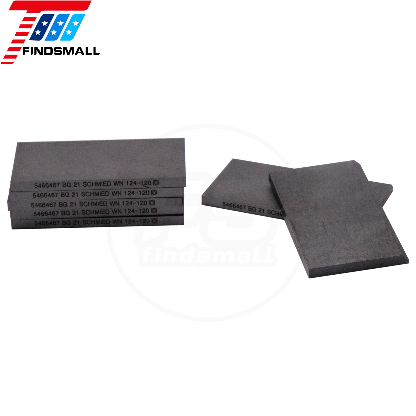 Self-lubricating Vacuum Pump Vanes Set Of 7 Carbon Graphite Vanes For ...
