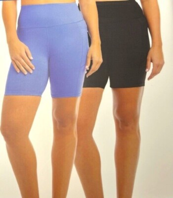 Danskin Women's 2-pack Biker Short , S