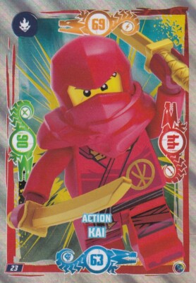 Lego Ninjago Serie 9 TCG Karte Nr. 23 Action Kai | eBay
