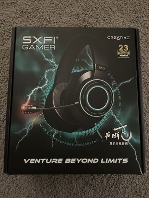 Creative SXFI Gamer USB-C Gaming Headset with Pro-Grade ANC Commander Mic 