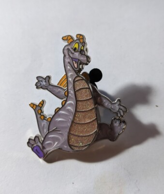 WDW 2007 Disney Figment with Movable Arms & Glitter on chest Pin