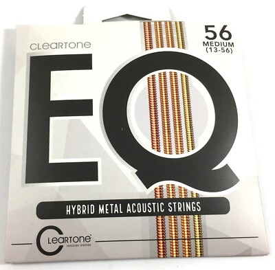 Cleartone Guitar Strings EQ Acoustic Hybrid Metal Blend Medium 13-56