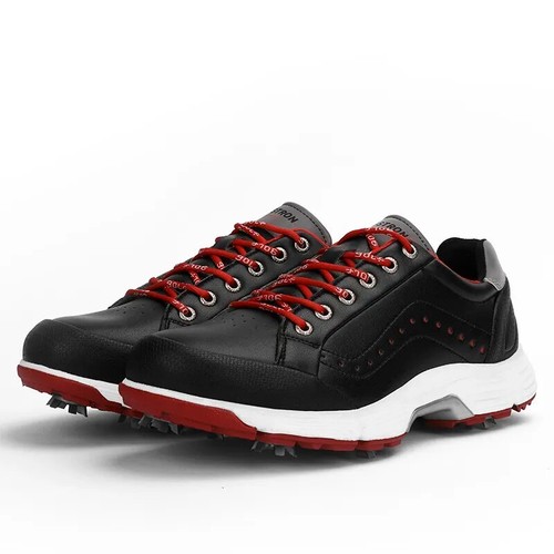 Wasserdichte Golfschuhe Herren Bequem Golf Sneaker Anti Rutsch Wanderschuhe - Bild 14 von 24