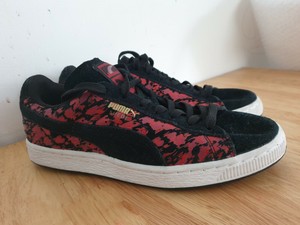 puma suede negro