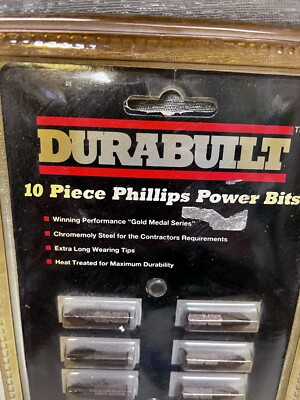 #ad #ad Durabuilt 10 piece Phillips Power Bits $8.49