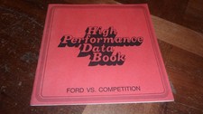 1970 Ford Vs Competition High Performance Data Book Mustang Mach 1 Boss 302 428