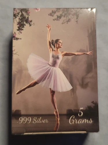 5gm .999 Silver Ballerina Pan Silver Company *SEALED* #725/3000