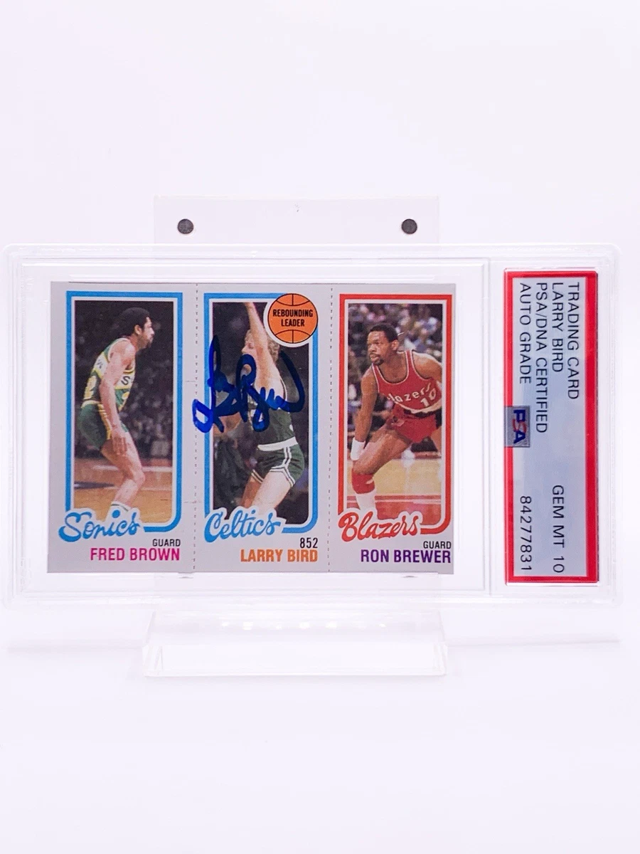 Topps Larry Bird 10 Graded Basketball Sports Trading Cards