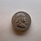 1963 Franklin Half Dollar 90% Silver Liberty Bell Circulated Coin