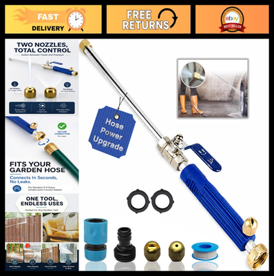 #ad #ad High Pressure Washer Hose Attachment 2 in 1 Hydro Jet Wand for Garden Hose Hea $69.99