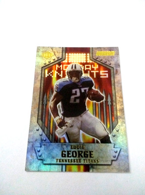 George Monday 2000 Collectors Edge Football Eddie George Monday Knights Insert #MK19 ...