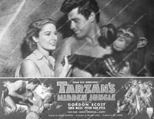 5973-25 Gordon Scott, Vera Miles - 1955 film Tarzan's Hidden Jungle 5973-25