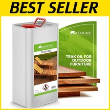 Danish Craftsmanship Teak Oil for Outdoor Furniture - 170 oz Waterproof Finish