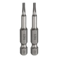"2 StüCk Magnetische Dreiecks-Schraubendreher-Bits FüR TA23 1/4\" Sechskant 50Mm"