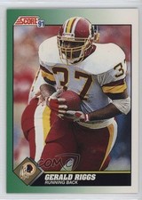 1991 Score Gerald Riggs #237 1go2