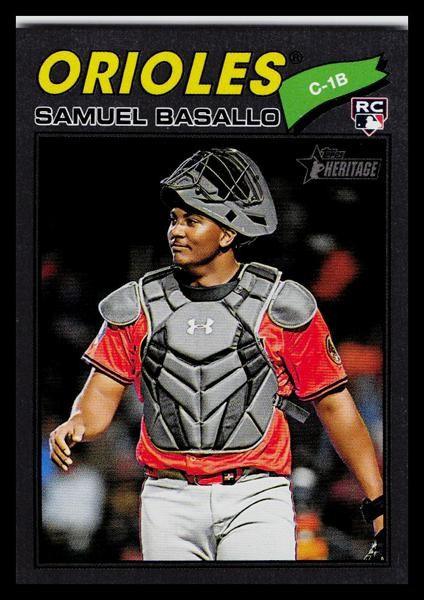 2026 Topps Heritage #175 Samuel Basallo Dark Gray