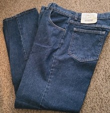 New Lands End 16H JEANS boys 16 HUSKY Blue Made in USA