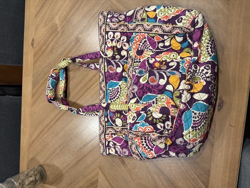 Vera Bradley Plum Crazy Tote