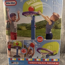 Little Tikes TotSports Easy Score Adjustable Basketball Hoop, for Ages 18 Months