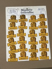 Washington Redskins Chief Logo Lot Of Vtg MAGNETS NFL Football Commanders NOS