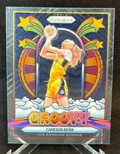 2025 Panini Prizm WNBA Groovy Cameron Brink #2 Los Angeles Sparks