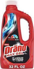 Drano Max Gel Drain Clog Remover, 32 oz - Unclogs Showers and Sinks.