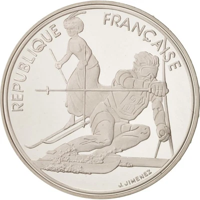 Monnaie, France, 100 Francs, 1990, FDC, Argent, KM:984 - Photo 1/2