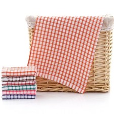 Kitchen Tea Towels Small Absorbent Lint Free Cotton Cloth Dish Towels 28x40cm