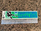VINTAGE NOS BUMPER STICKER 1991 NHL HARTFORD WHALERS