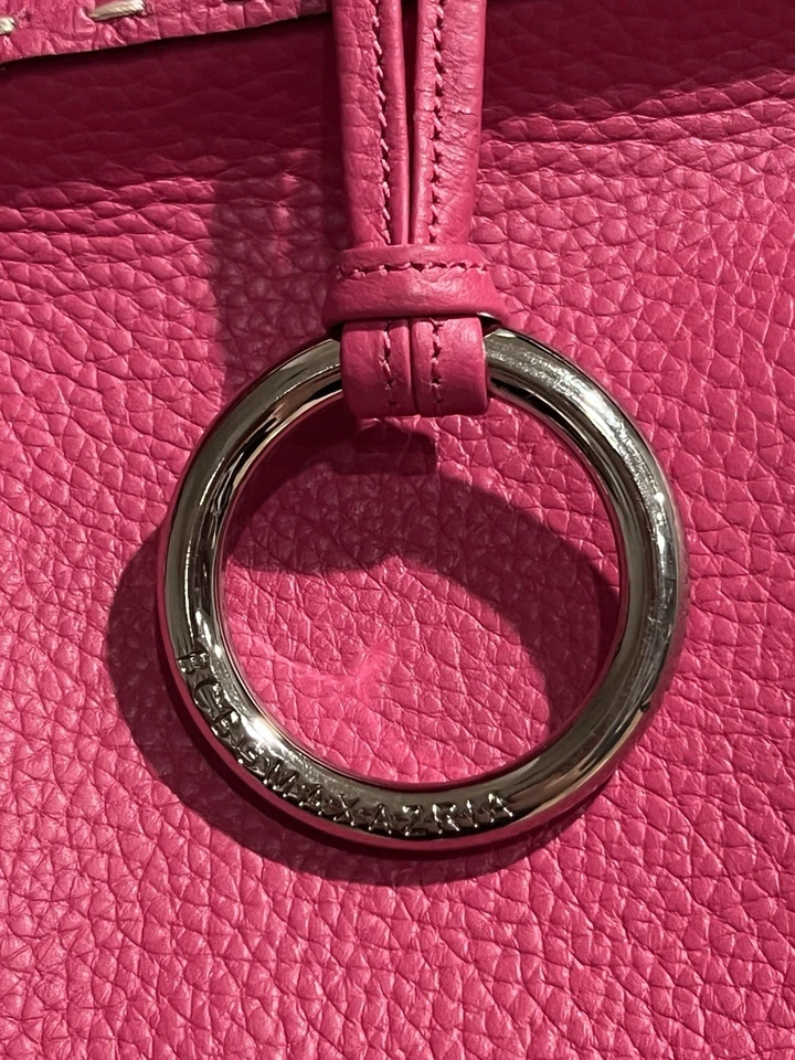 Max Azaria BCBG наплечная сумка розовый кожаный молнии застежки - отличном состоянии! - Изображение 3 из 4